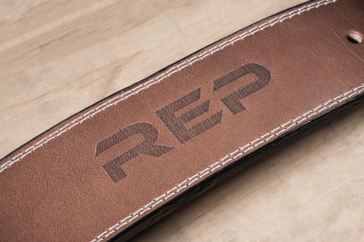 REP 4-Inch Premium Leather Lifting Belt