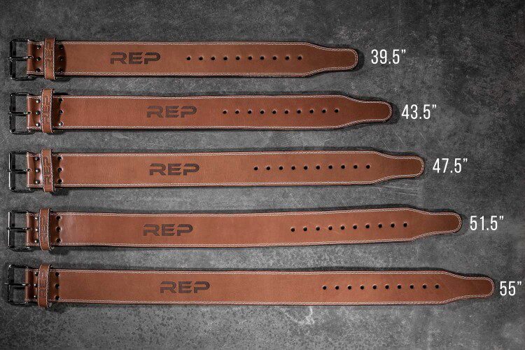 REP 4-Inch Premium Leather Lifting Belt