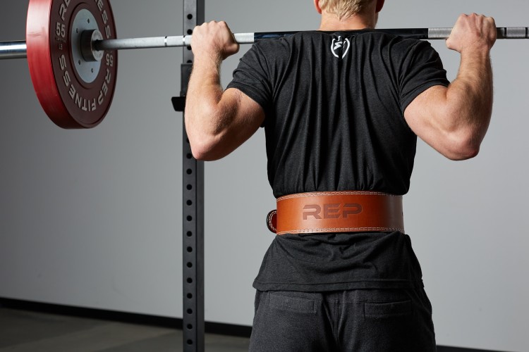 REP 4-Inch Premium Leather Lifting Belt