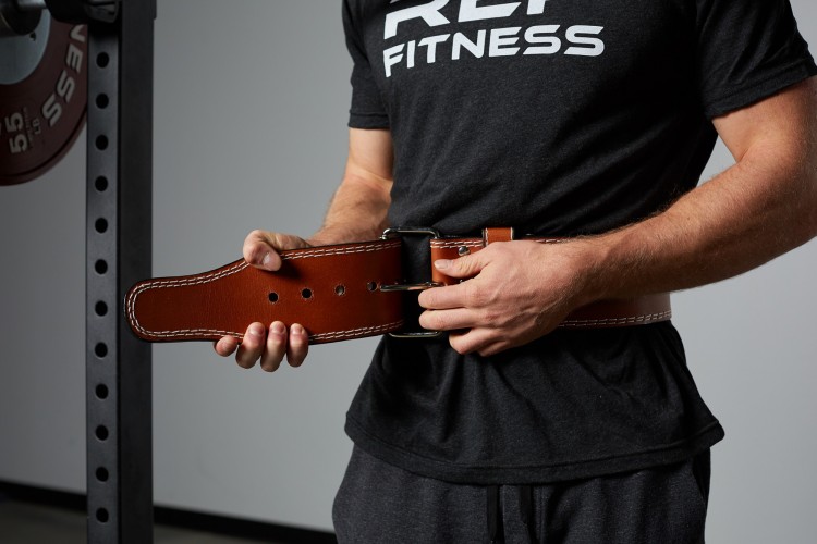 REP 4-Inch Premium Leather Lifting Belt