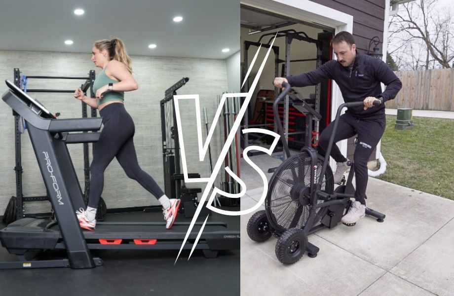 Air bike vs treadmill