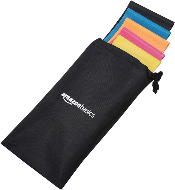 AmazonBasics Latex Resistance Bands