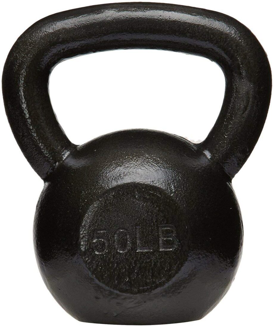 Amazon Basics Cast Iron Kettlebells