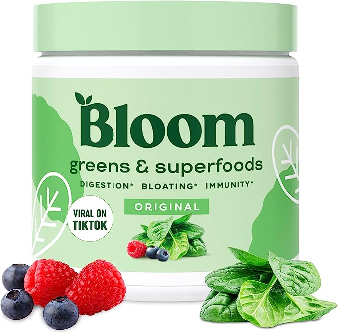 Bloom Nutrition Greens and Superfoods Powder - Berry (Pack of 2) Probiotics  for Digestive Health & Bloating Relief for Women, Digestive Enzymes
