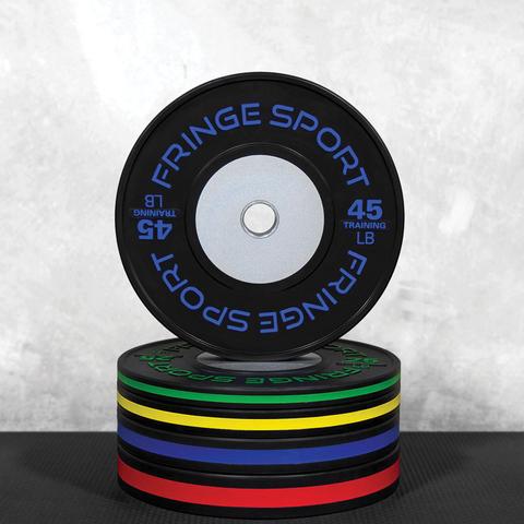 Fringe Sport LB Black Training Competition Bumper Plates