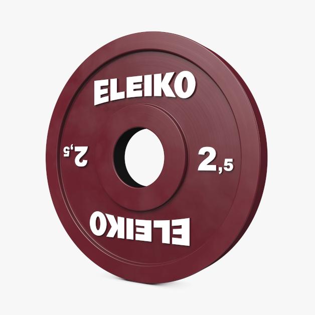 Eleiko IWF Weightlifting Rubber Coated Competition Discs