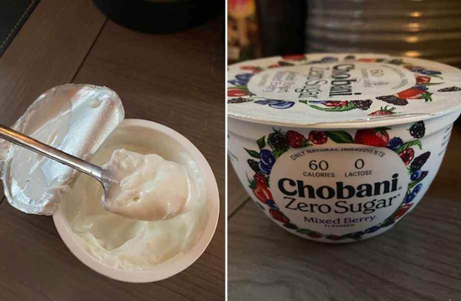 Chobani Zero Sugar yogurt