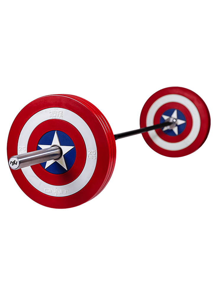 Onnit Captain America Shield Barbell Plates