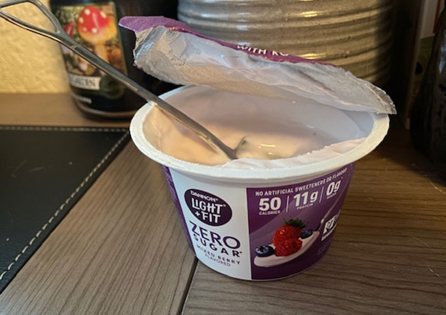 dannon light and fit zero sugar yogurt