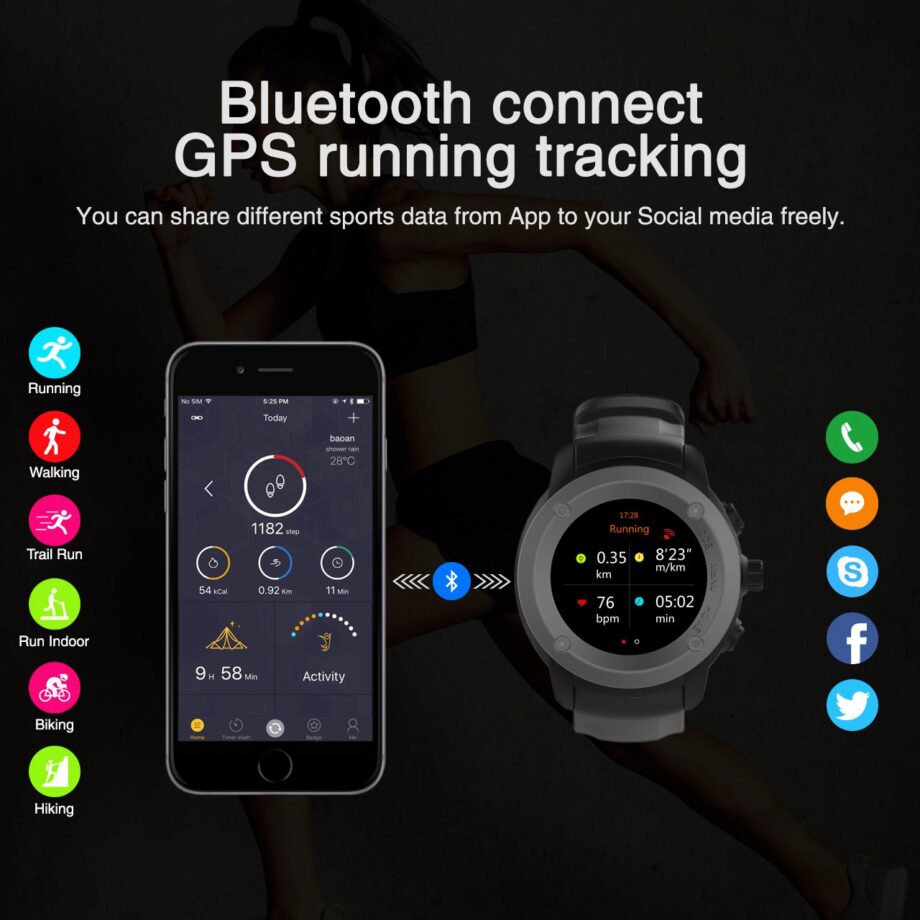 Parnerme GPS Running Watch