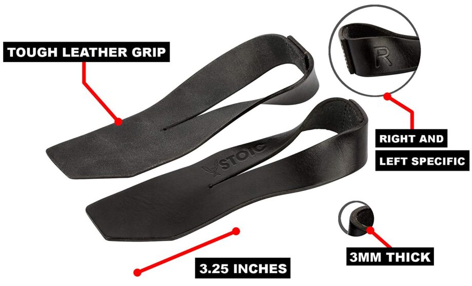 Stoic Olympic Leather Lifting Straps