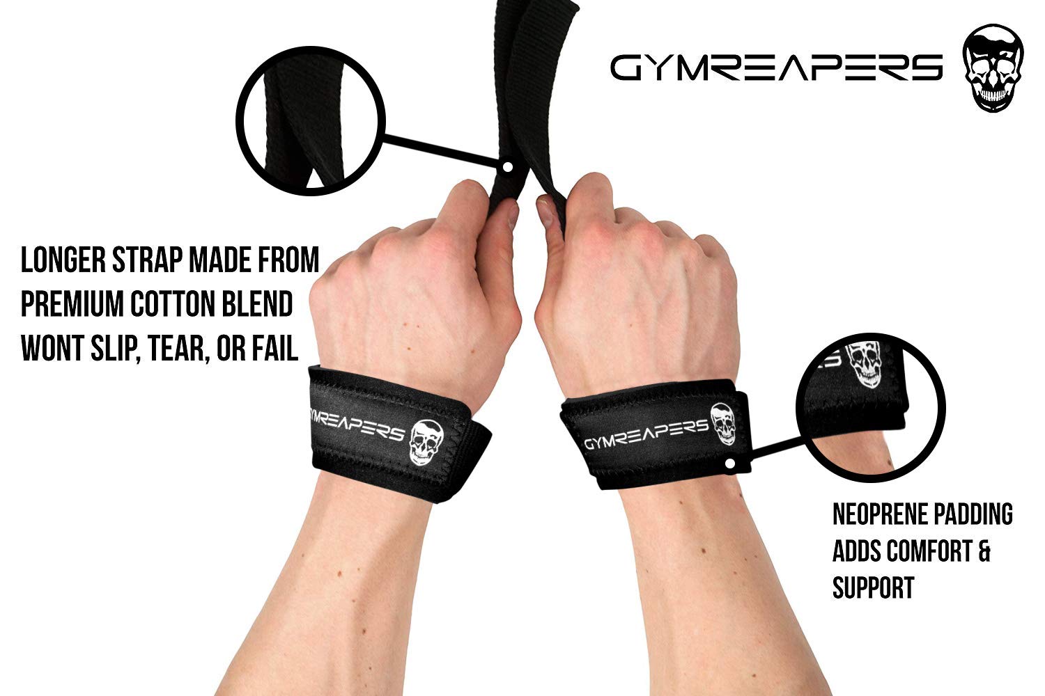 Gymreapers Lifting Wrist Straps