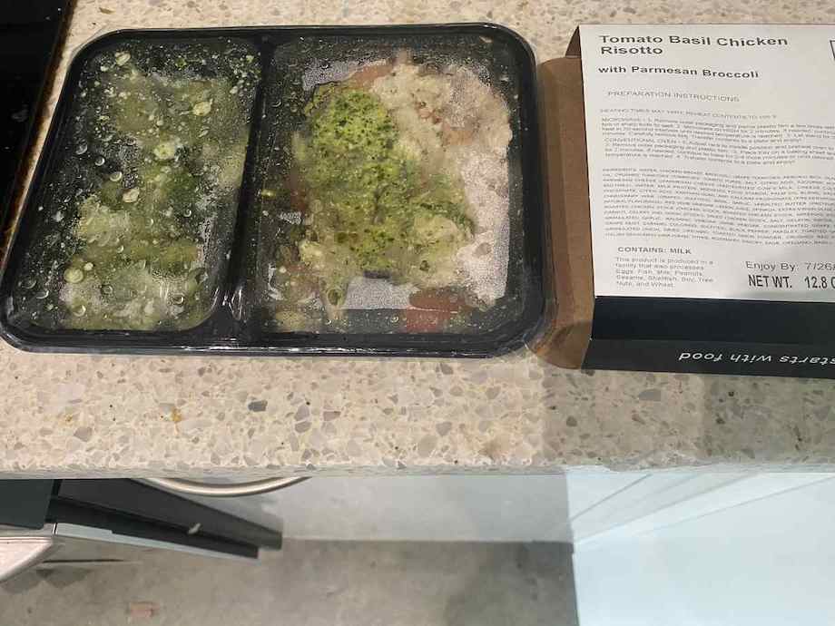 Factor Meals Pesto Chicken Broccoli