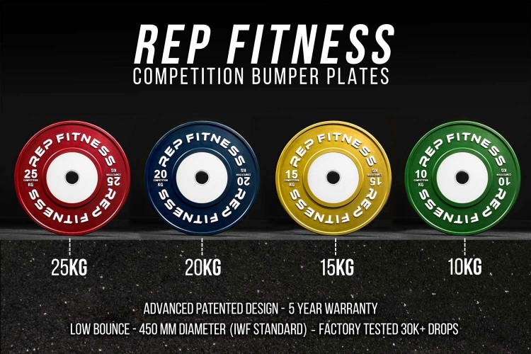 REP Competiton KG Bumper Plates