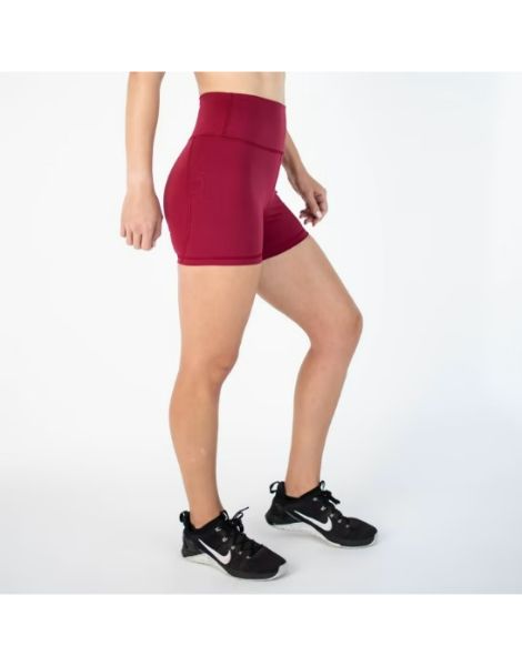 Ladies Plain Stretch Gym Shorts with Pocket