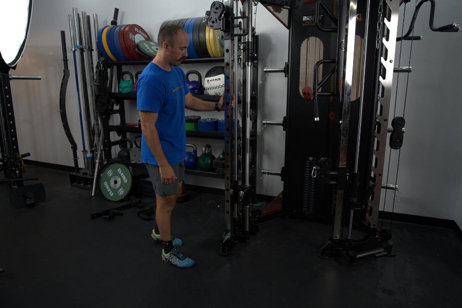 Man folding the BRUTEforce UX1 Functional Trainer