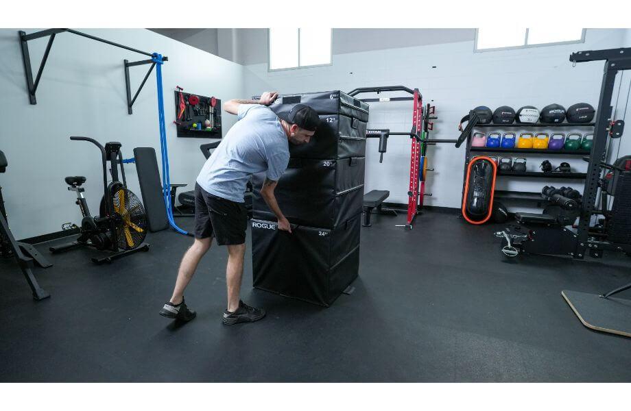  Holleyweb 3 in 1 Foam Plyometric Jump Box Jump Training &  Conditioning-Plyo Jump Box for Jump Training Fitness Workout Exercise :  Sports & Outdoors