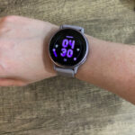 garmin vivoactive 5 home screen display with time and step counter