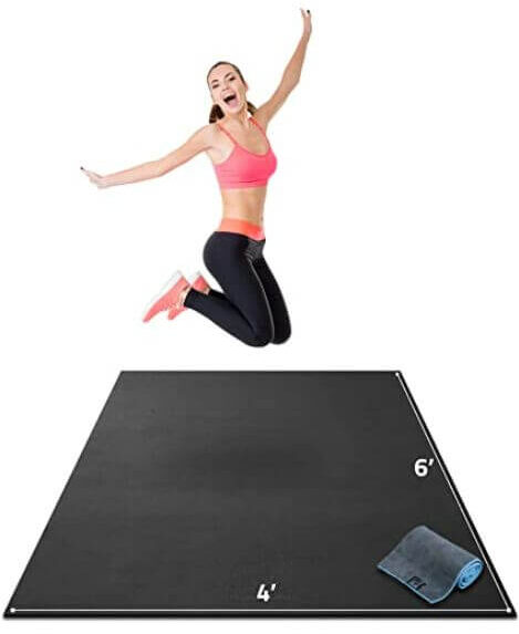 Gym Rubber Floor Mat Gym Floor Mat Shock Absorbing Mat Treadmill Soundproof  Mat Clip-on Mat - Accessories - AliExpress