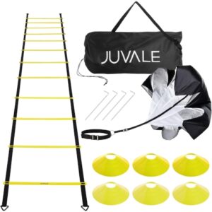 Juvale Agility Ladder and all the trimmings.