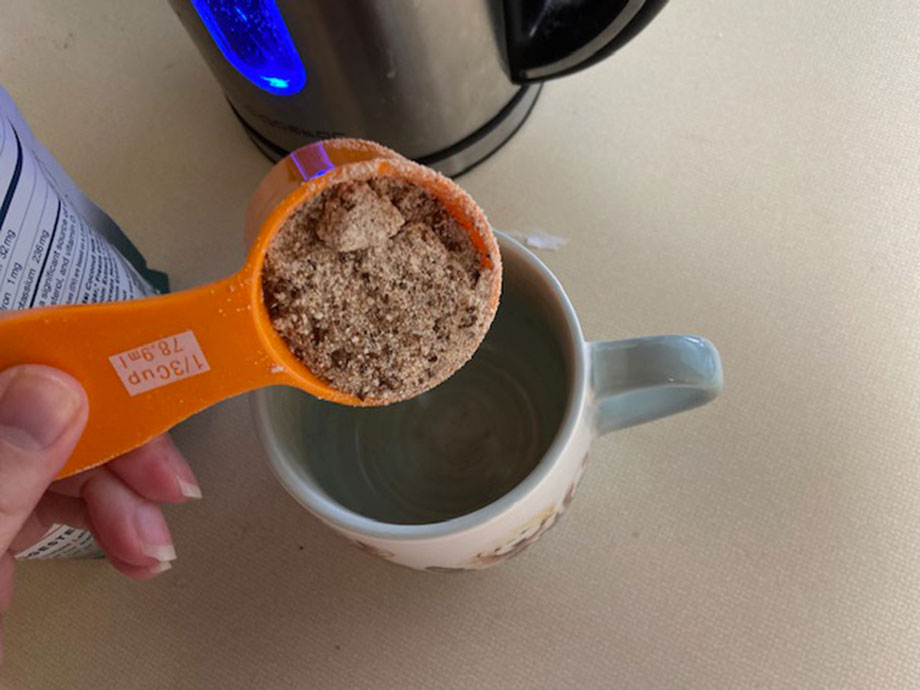 A scoop of Laird Superfood Mushroom Coffee