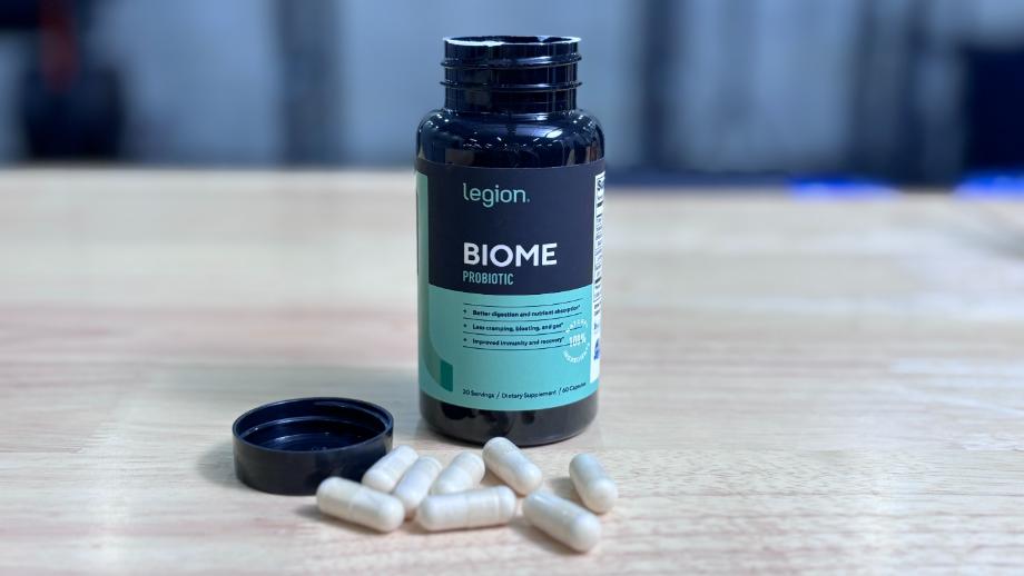 Open container of Legion Biome with capsules