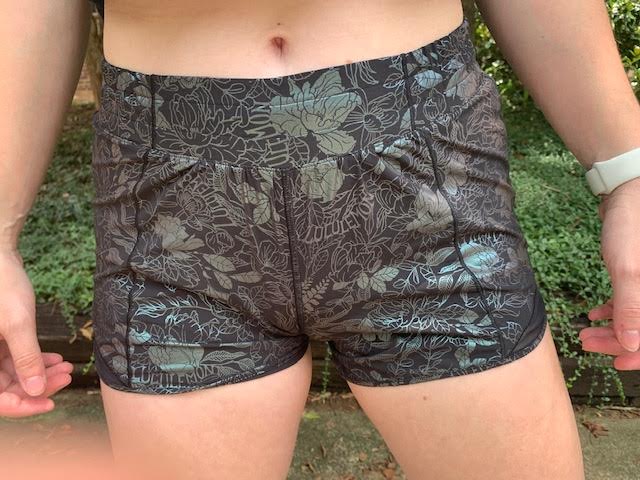LULULEMON Hotty Hot low-rise mesh-paneled stretch recycled-Swift shorts -  2.5