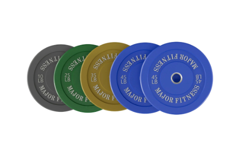 Major Fitness Low Bounce Bumper Plates