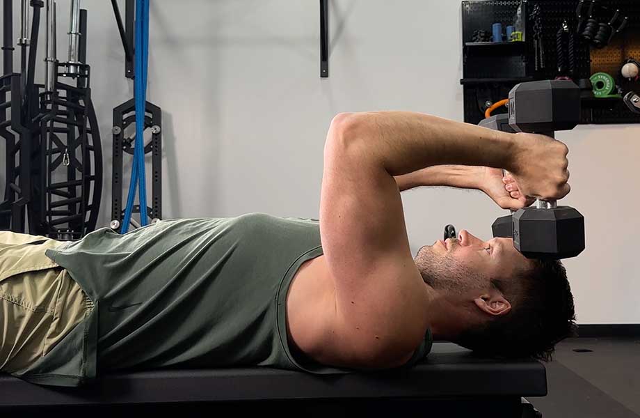 Bulk up your arms by adding triceps curls to your workout