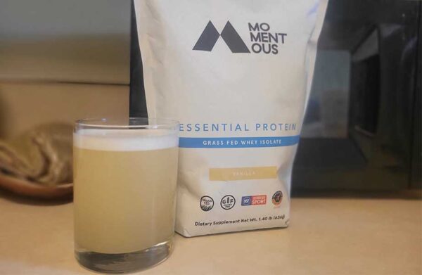 Momentous Essential Grass Fed Whey Protein Review Expert Tested 2024