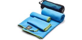 The OlimpiaFit Quick Dry Towels in Blue