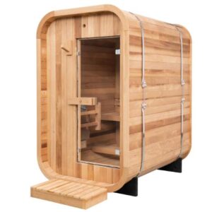 Redwood Outdoors Thermowood Mini-Cube 2-Person Sauna
