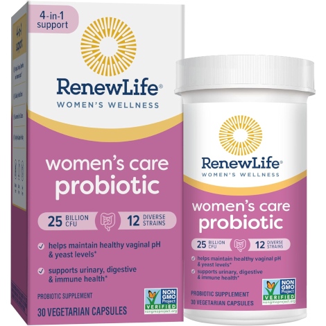 Renew Life Women’s Care Probiotic Capsules, 25 billion CFU