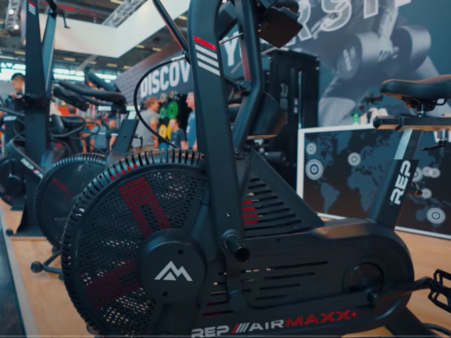 Side view of the REP Fitness Air Bike.