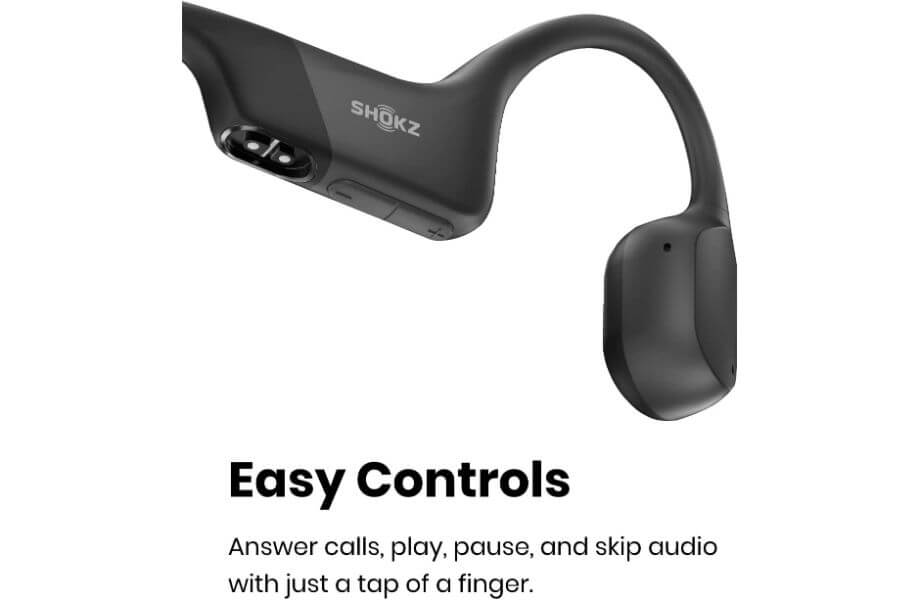 Shokz OpenRun Waterproof Bone Conduction Headphones