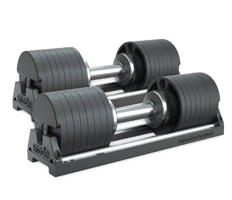 SQUATZ 70 Lbs Adjustable Dumbbell Weight Set User-friendly Easy to Use