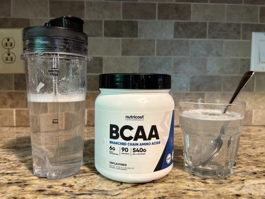 Solubility of Nutricost BCAA Powder.