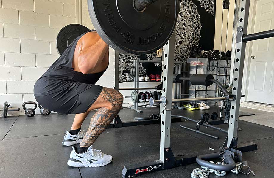 Squatting in Reebok Nano Gym Shoes