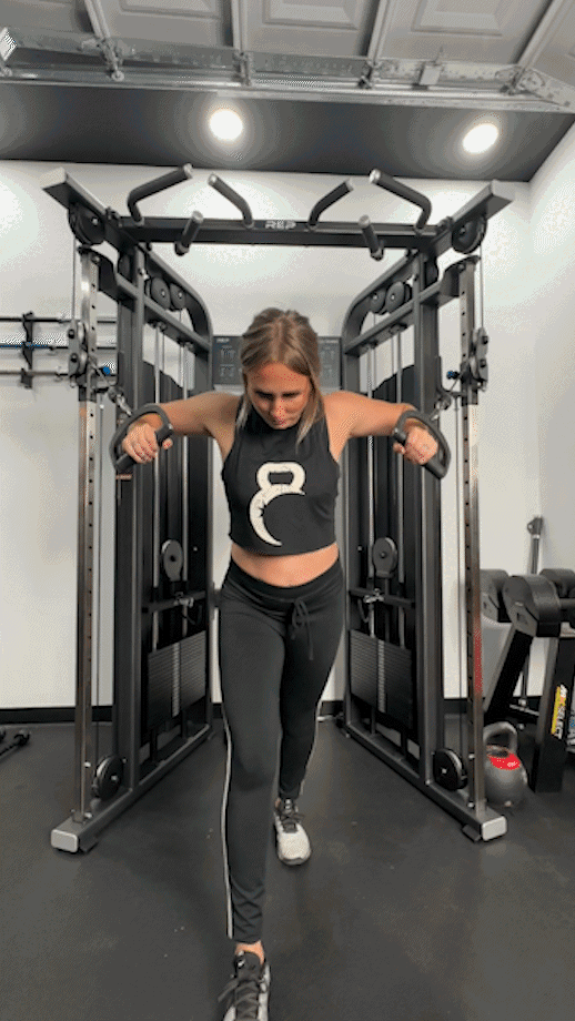 cable chest press