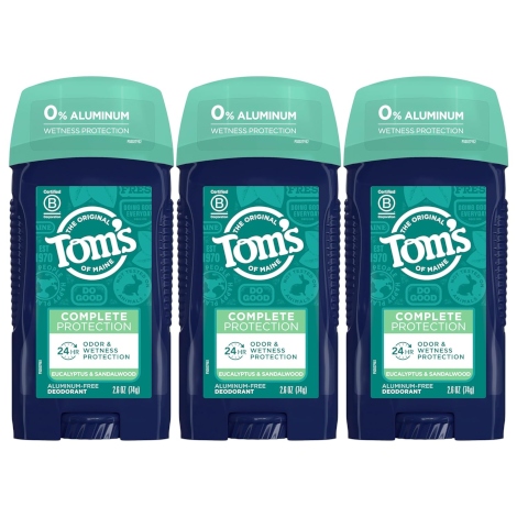 Tom’s of Maine Complete Protection Aluminum-Free Natural Deodorant for Men