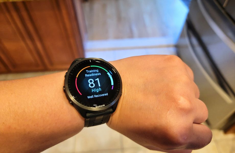 Training readiness score on the Garmin Forerunner 965.