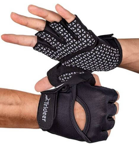 YHT Workout Gloves, Full Palm Protection & Extra Grip, Gym Gloves