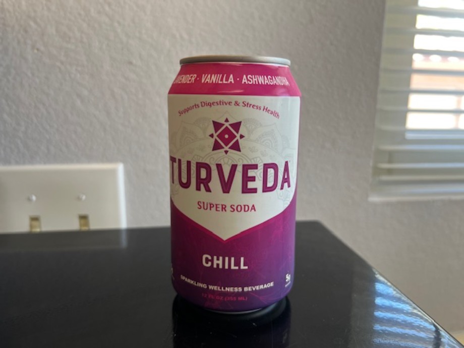 A can of Turveda in the Chill variety